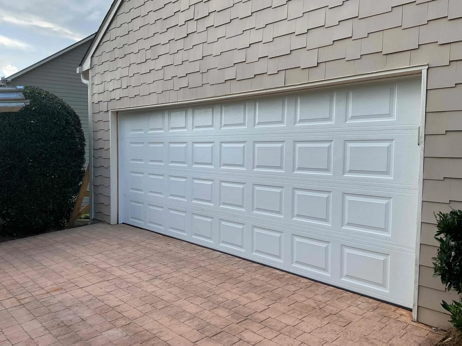 Finished garage door repair project